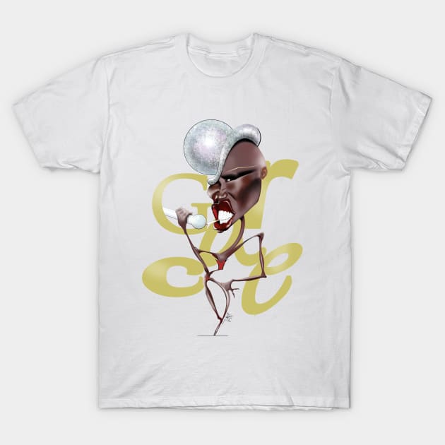 GRACE JONES T-Shirt by IAN TOVEY ILLUSTRATOR